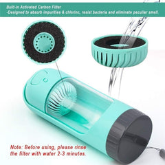 Portable Pet Water Bottle for Outdoor Use (Teddy)