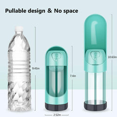 Portable Pet Water Bottle for Outdoor Use (Teddy)